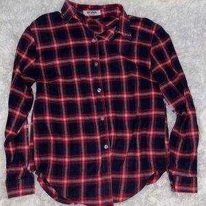 Guanyy Plaid Button-Down Shirt